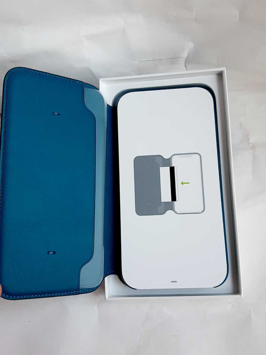 apple 純正iPhone11proレザーフォリオケース ピーコック 【公式通販】