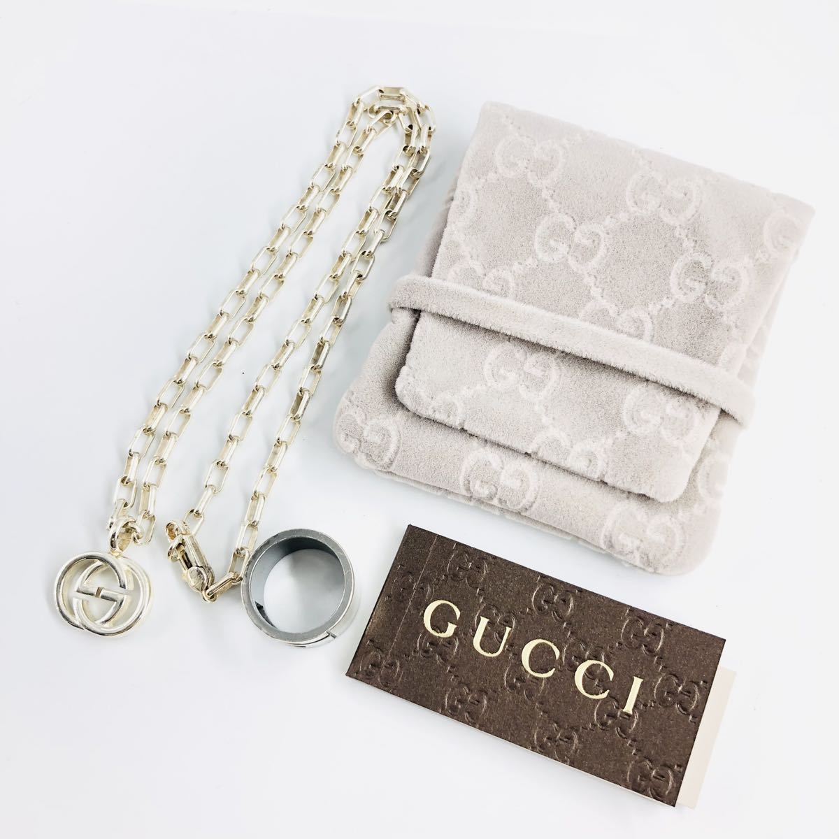 GUCCI☆アクセサリー☆2点セット】C-851 グッチ シルバー 925