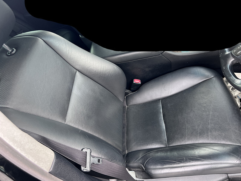 H20年　LS600ｈ　運転席シート　破れなし、へたり少々　黒革　パワーシート　　　使用可能　　インフレーター附属なし　LS460