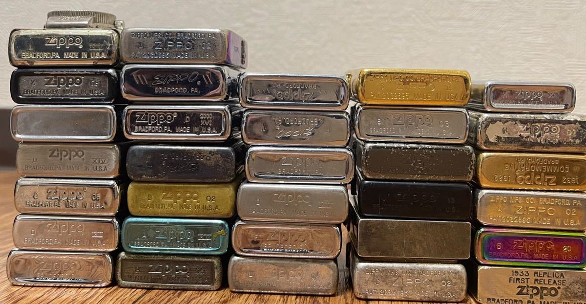 ZIPPO ジッポ ジッポ ライター 全32個 【動作確認済み】