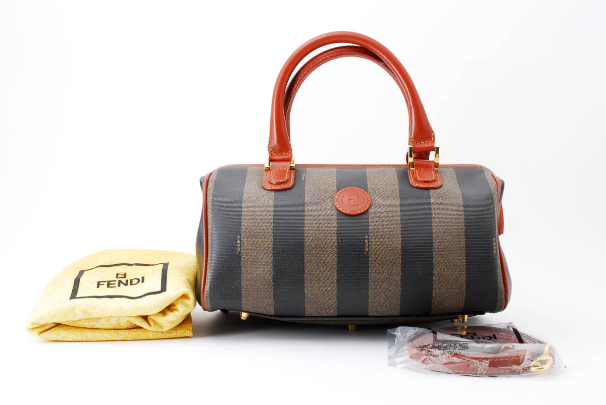 100%新品，最新作 1円スタート FENDI ヴィンテージ フェンディ ペカン PVC レザー ミニハンドバッグ 2WAYボストンバッグ 22-4786(ハンドバッグ)｜売買されたオークション情報、yahooの商品情報をアーカイブ公開 - オ かばん、バッグ