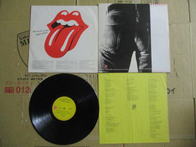 Rolling - Fingers Sticky Stones The Vinyl LP | ⁄ Cover Record