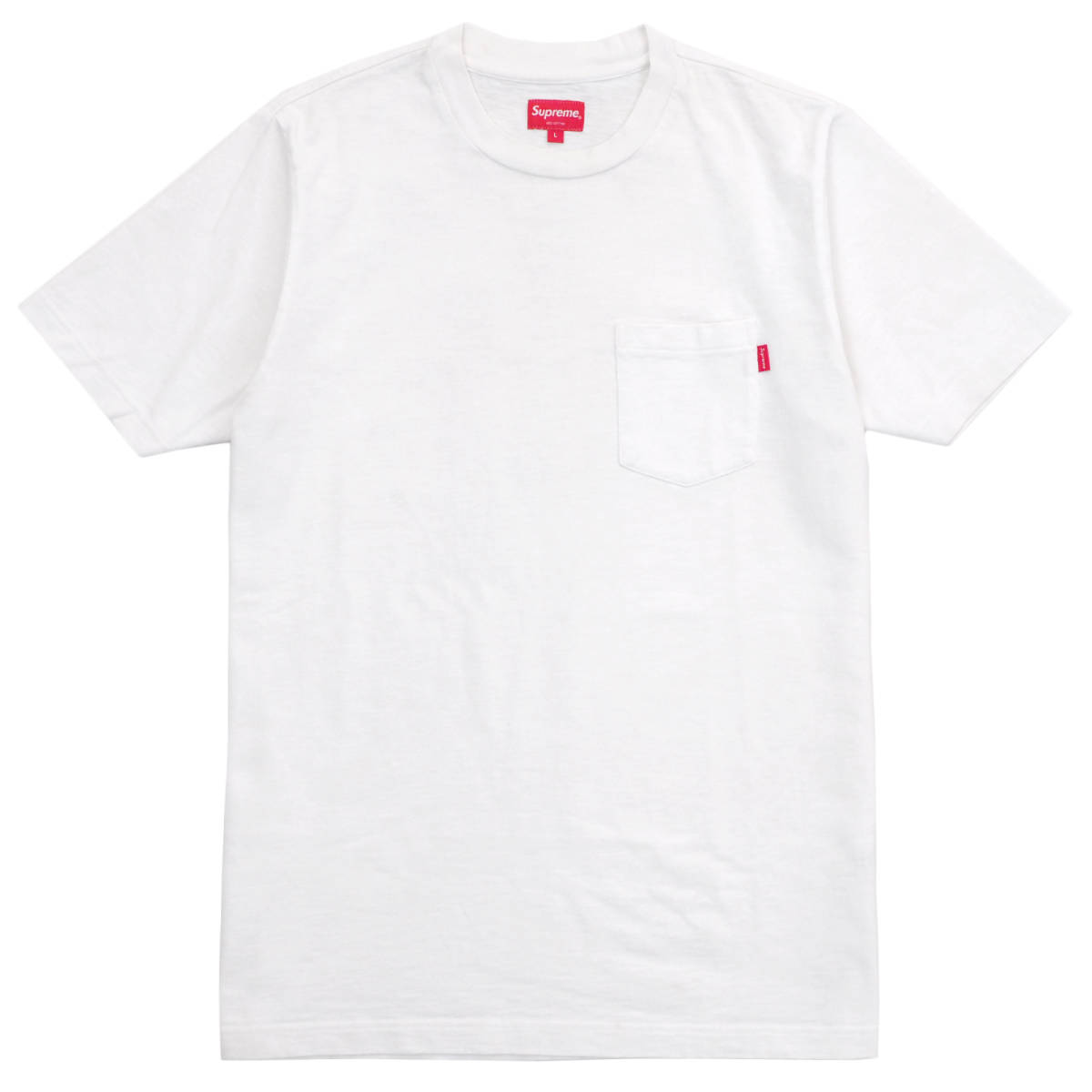 Supreme - S/S Pocket Tee 白L シュプリーム - ショートスリーブ 