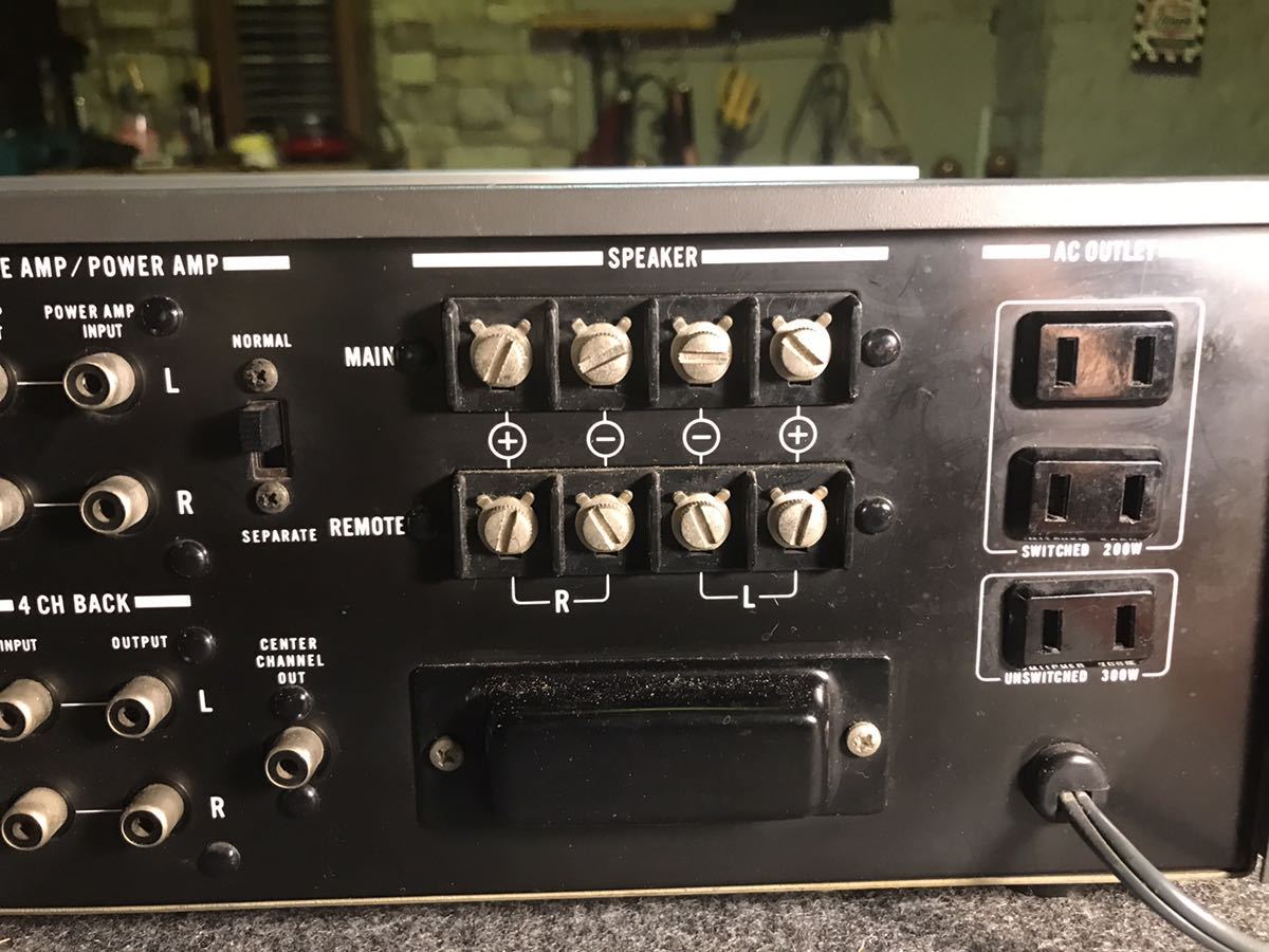 SONY TA-1150D 音出し確認。プリメインアンプ