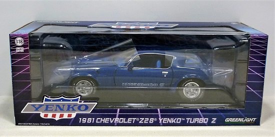 □GREENLiGHT 1/18 1981 CHEVROLET Z28 YENKO TURBO Z グリーンライト
