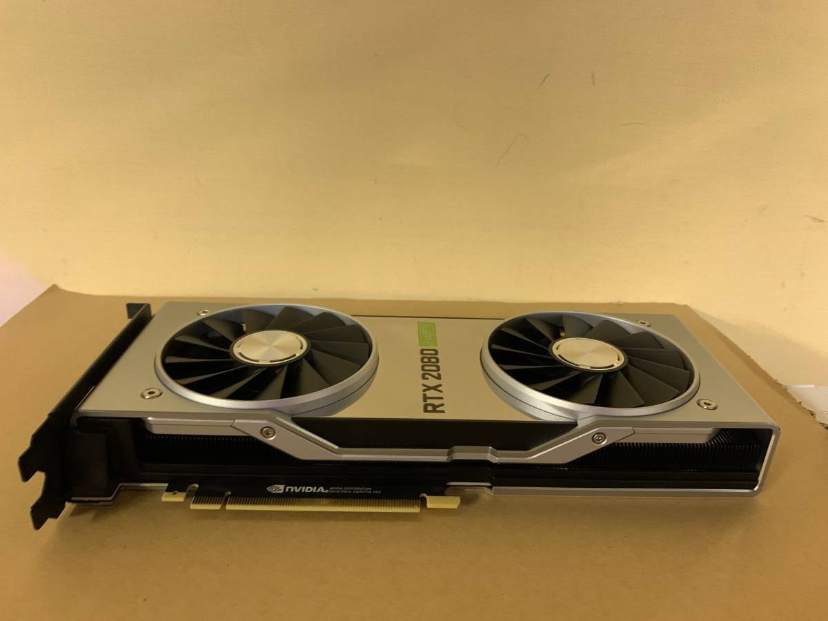 1円スタート!! 超美品!! 日本未発売 NVIDIA 純正 GEFORCE RTX 2080 