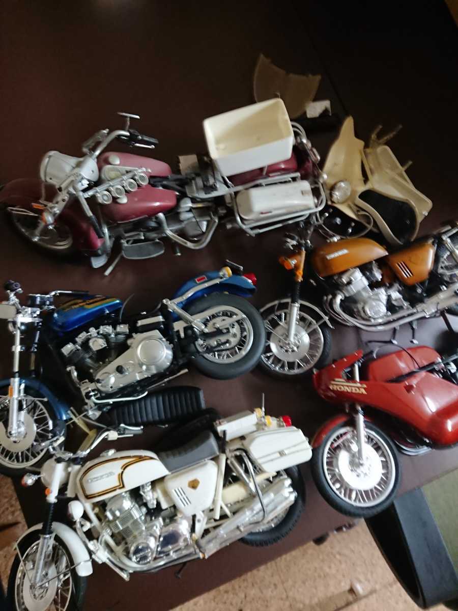 タミヤ CB750 白バイ プラモデル ハーレーダビットソン FXE1200 HONDA  