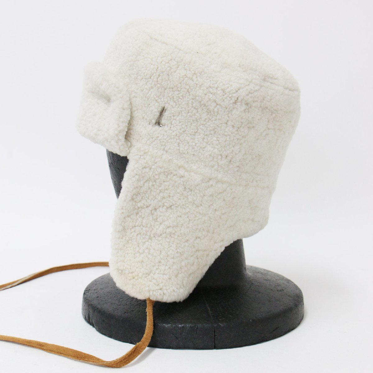 美品 Muhlbauer ミュールバウアー 帽子 フライトキャップ ホワイト