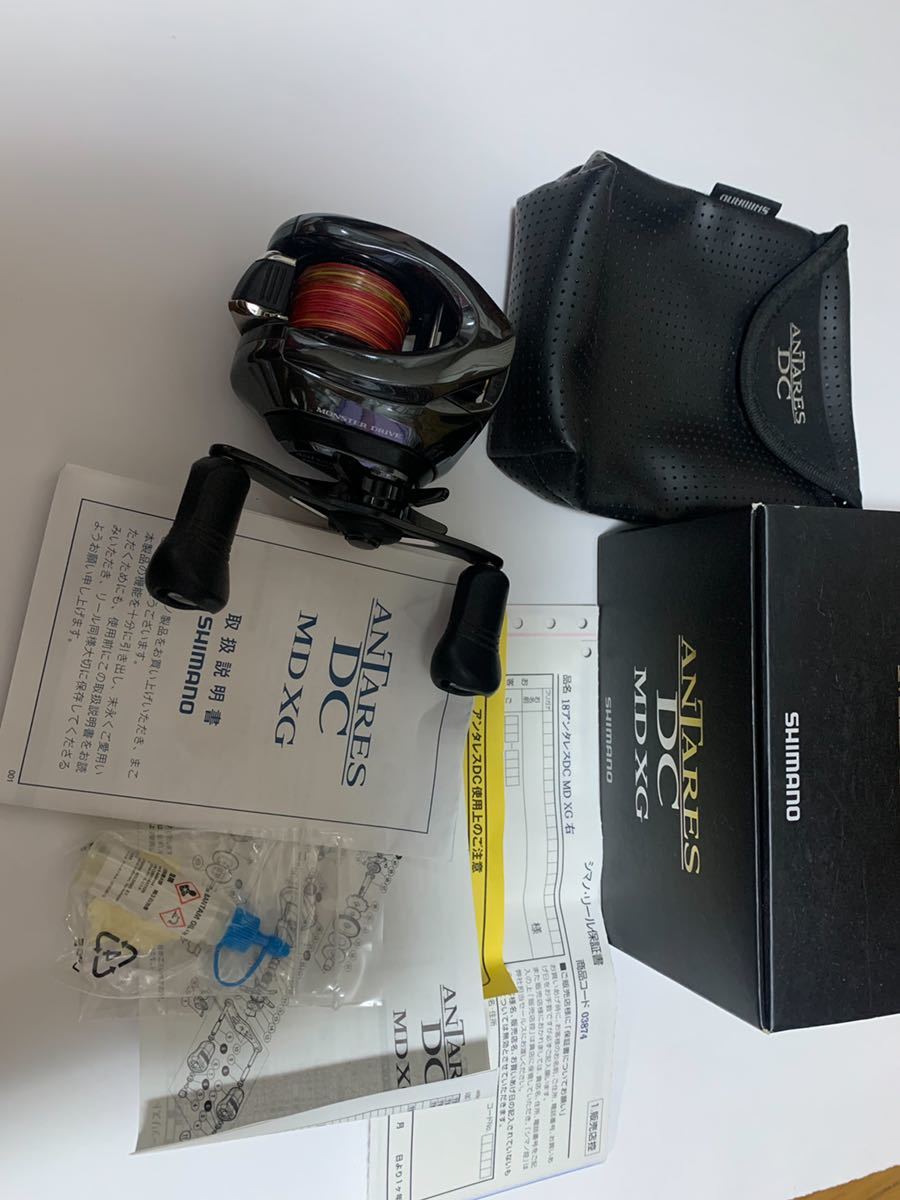 中古 シマノ18アンタレスDCMD XG 右巻き 淡水のみ使用 18アンタレス