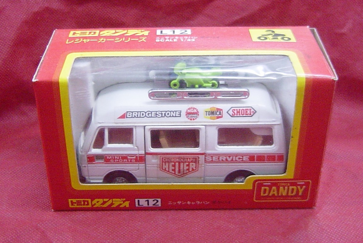B43-16 絶版 トミカ ダンディ 日産 キャラバン レジャーカーシリーズ