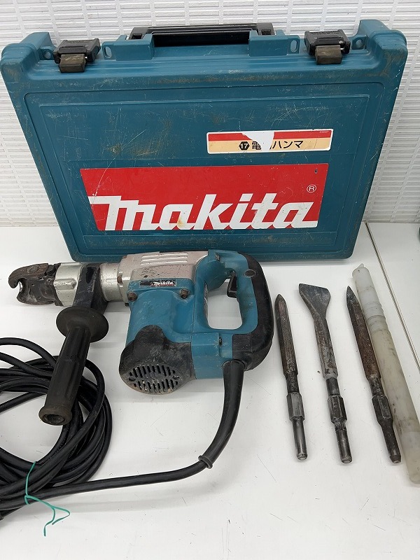 正規品，最新作 makita マキタ HM0830 電動ハンマ 六角シャンク 17mm(電動ハンマー)｜売買されたオークション情報、yahooの商品情報をアーカイブ公開 - オークファン 電動ハンマー