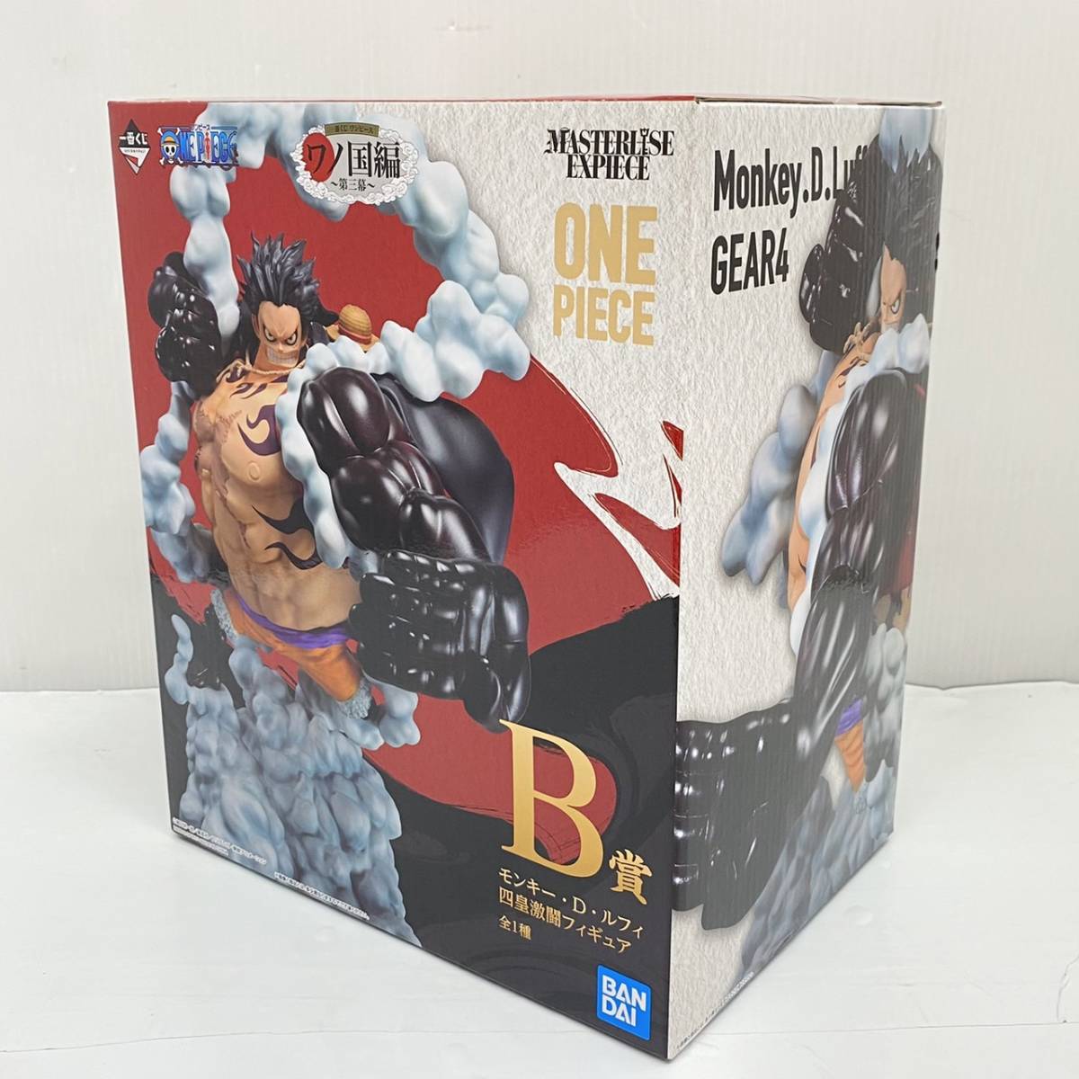 100%新品，本物保証 h37066 一番くじ ONE PIECE ワノ国編 第三幕 B賞 モンキー D ルフィ 四皇激闘 フィギュア 品(モンキー・D・ルフィ)｜売買されたオークション情報、yahooの商品情報をアーカイブ公開 - オークファン モンキー・D・ルフィ