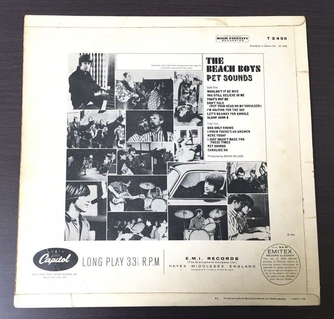 英原盤 The Beach Boys Pet Sounds T2458 Mono Mat1/1 UKオリジナル