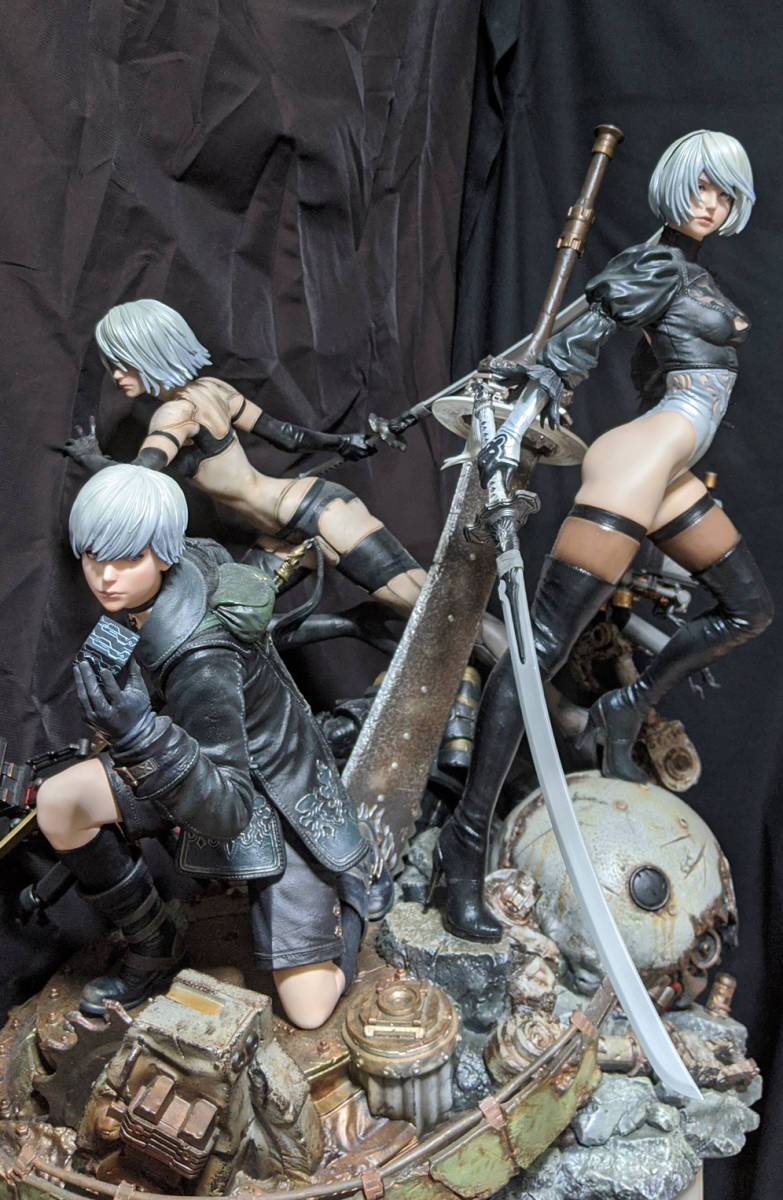 全国無料，得価 SQUARE ENIX MASTERLINE NieR:Automata 1/4 Scale Deluxe Ver. Prime 1 Studio プライム1スタジオ ニーアオートマタ(その他)｜売買されたオークション情報、yahooの商品情報をアーカイブ公開 - オークファン その他