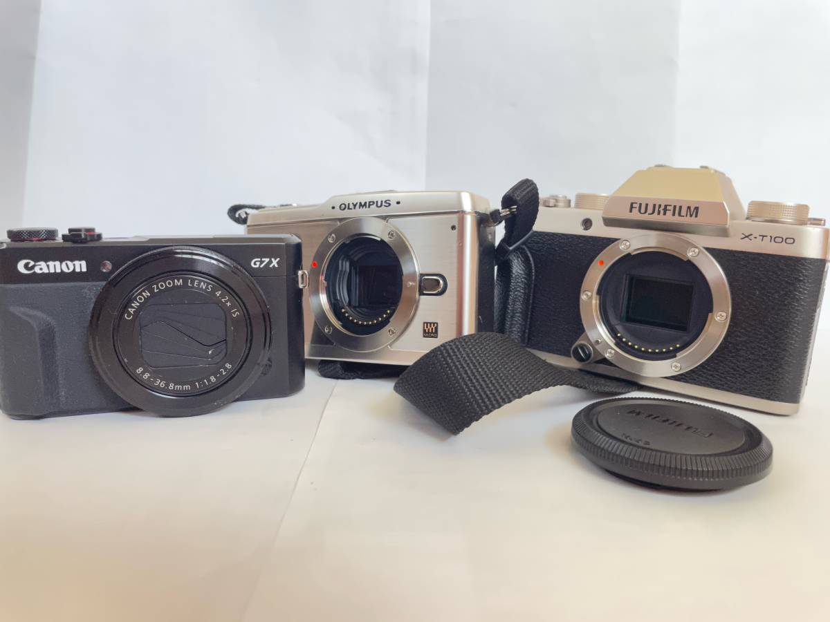  Canon G7X 8.8-36.8mm 1.8-2.8 FUJIFILM X-T100 Olympus ミラーレス レア カメラ レンズ ボディ お宝 まとめ セット 綺麗め お宝(富士フイルム)｜売買されたオークション情報、yahooの商品情報をアーカイブ公 富士フイルム