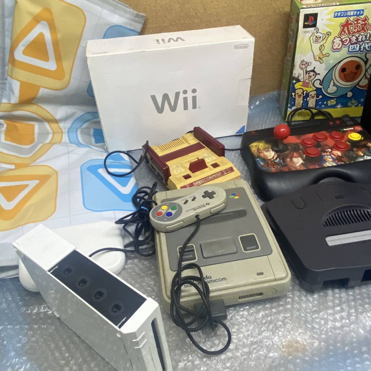 ゲーム機 まとめて ジャンク SFC N64 wiiU PS FC スーパーファミコン