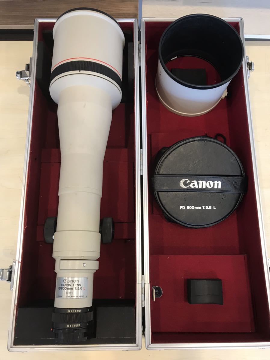 c◇ Canon キャノン CANON LENS FD 800mm 1:5.6 L 10359 望遠レンズ