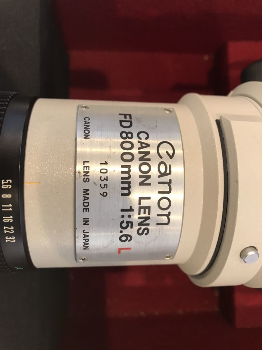 c◇ Canon キャノン CANON LENS FD 800mm 1:5.6 L 10359 望遠レンズ
