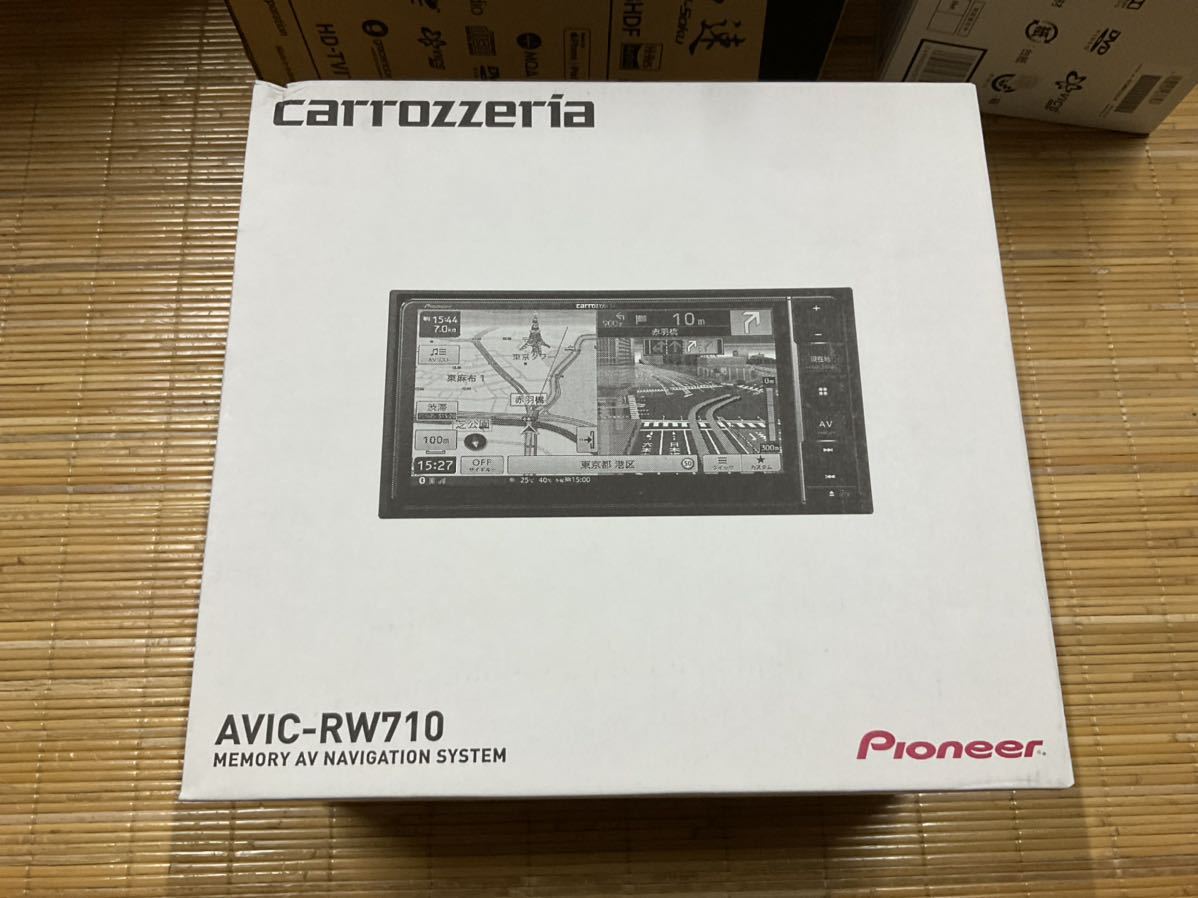カロッツェリア 楽ナビ 7インチワイド 200mm AVIC-RW710 メモリーナビ