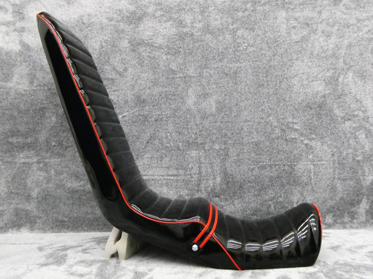 GT380 黒エナ 三段 シート 即発送 XJR400 前期 黒 エナ 45cm