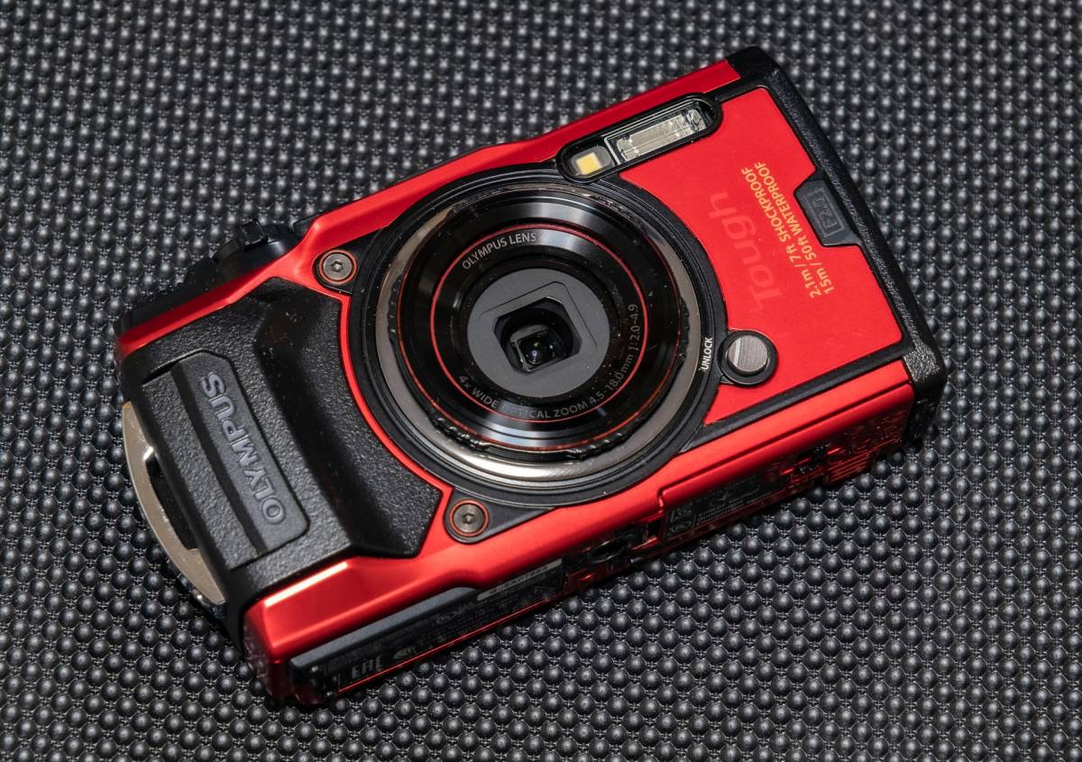 オリンパス・Tough TG-6 RED ◆ オマケ多数・キタムラ保障残あり TG-6 Tough RED レッド): レッド(Tough 中古コンパクトデジタルカメラ｜オリンパス