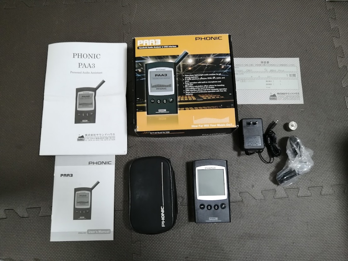 【限定SALE，送料無料】 Phonic フォニック PAA3 高精度 ハンディー オーディオ アナライザー 絶版品(カーオーディオ)｜売買されたオークション情報、yahooの商品情報をアーカイブ公開 - オークファン その他