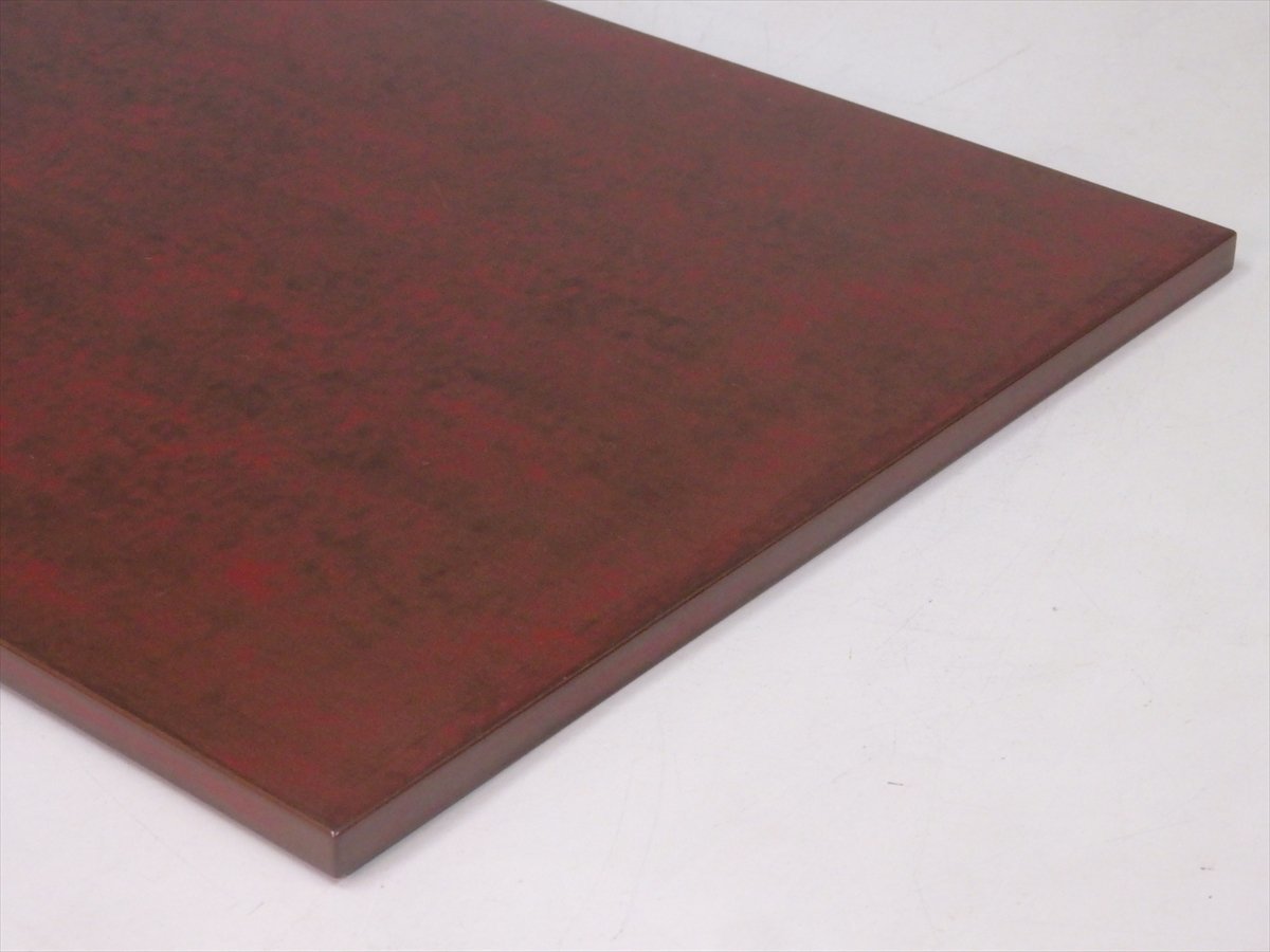 鳥羽漆芸 静岡県指定無形文化財 金剛石目塗 鶏冠角板 硬