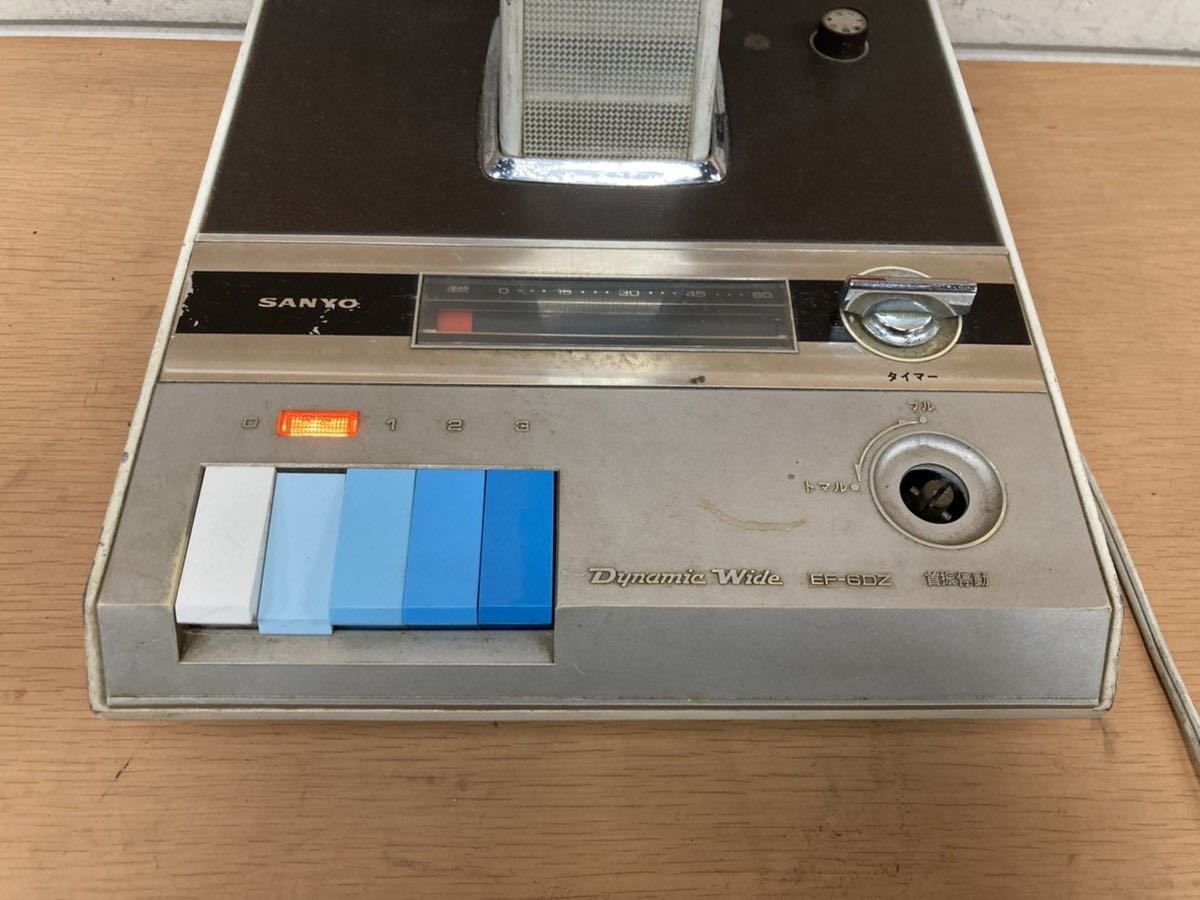 昭和レトロ扇風機 SANYO EF-6DZ 8-82】ジャンク品 SANYO 扇風機 EF-6DZ