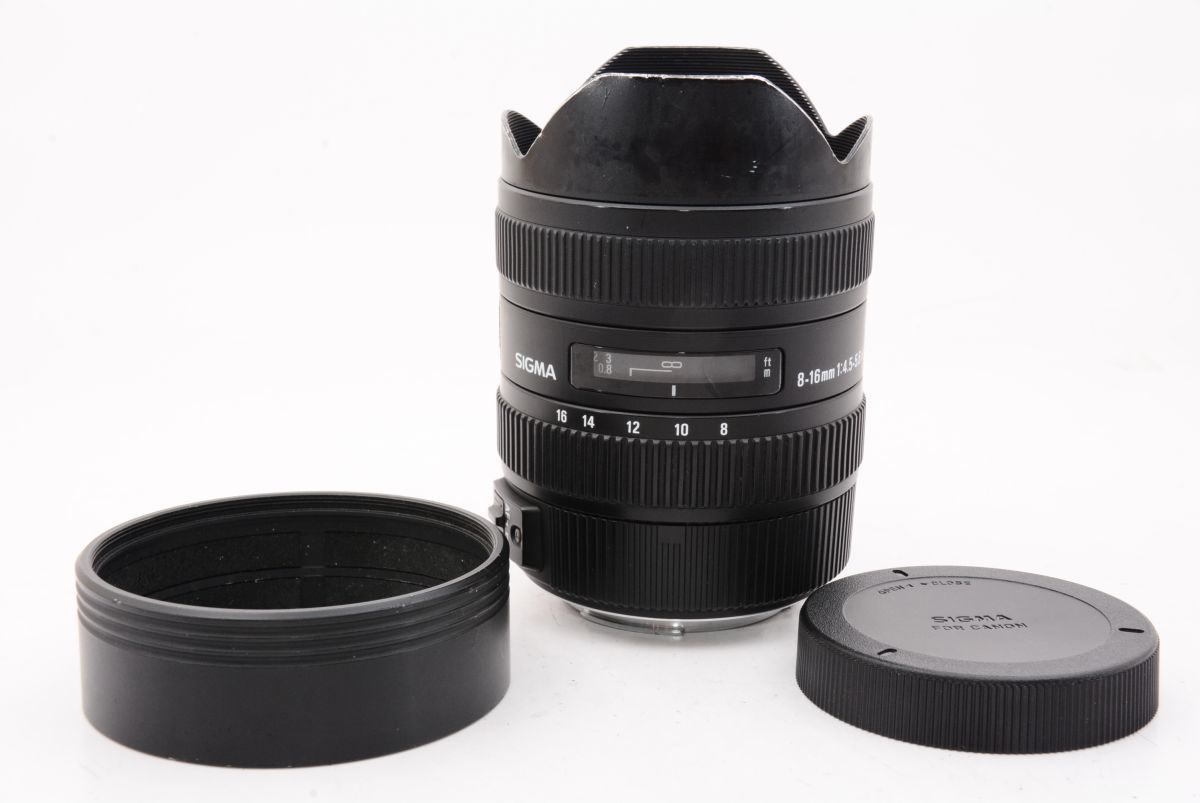 並級】SIGMA 超広角ズームレンズ 8-16mm F4.5-5.6 DC HSM キヤノン用 #