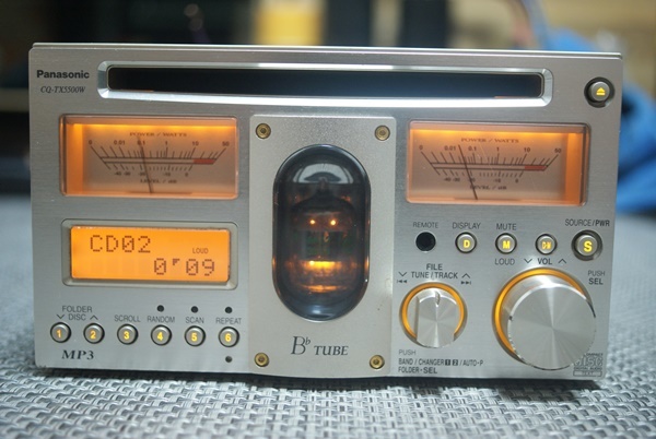  パナソニック/Panasonic CQ-TX5500w 真空管CDプレーヤー(パナソニック)｜売買されたオークション情報、yahooの商品情報をアーカイブ公開 - オークファン パナソニック