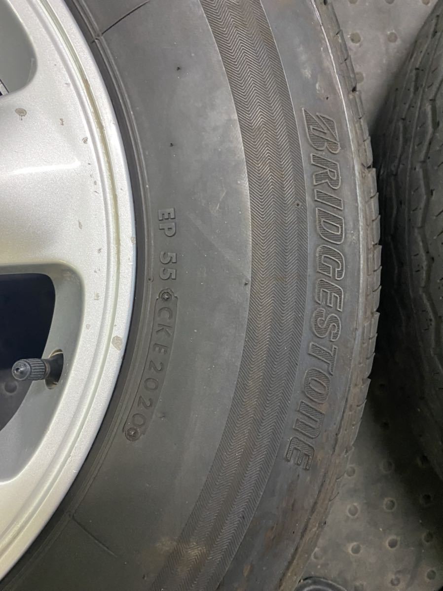200系ハイエース純正OP 6穴 195/80R15 107/105N 4本 トヨタ純正