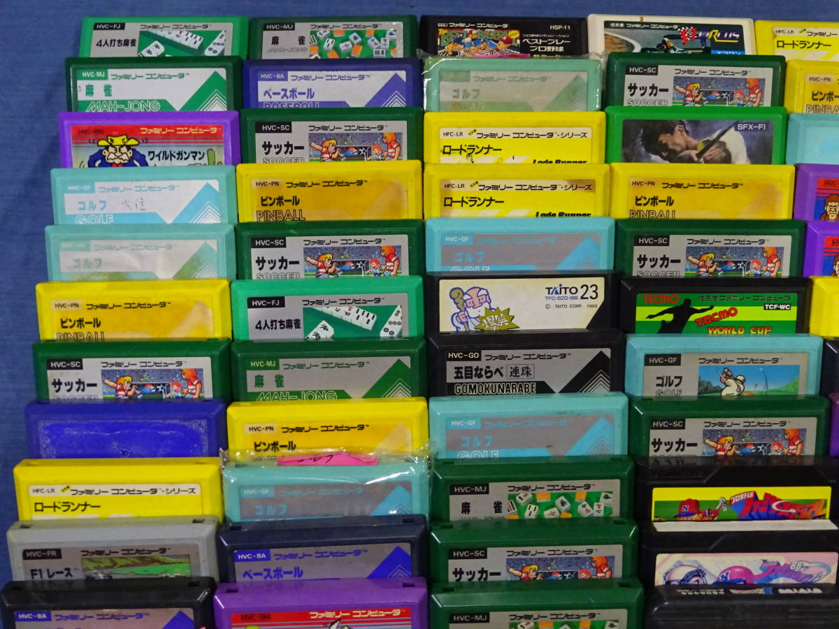 □ジャンク品□ ファミリーコンピュータ ファミコン用ソフト 180本