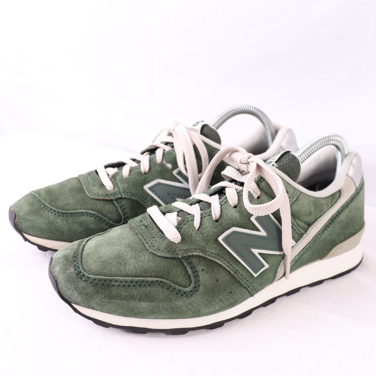 996 ニューバランス 25.0ｃm/new balance グリーン グレー 中古 古着 ウイメンズスニーカー yy605