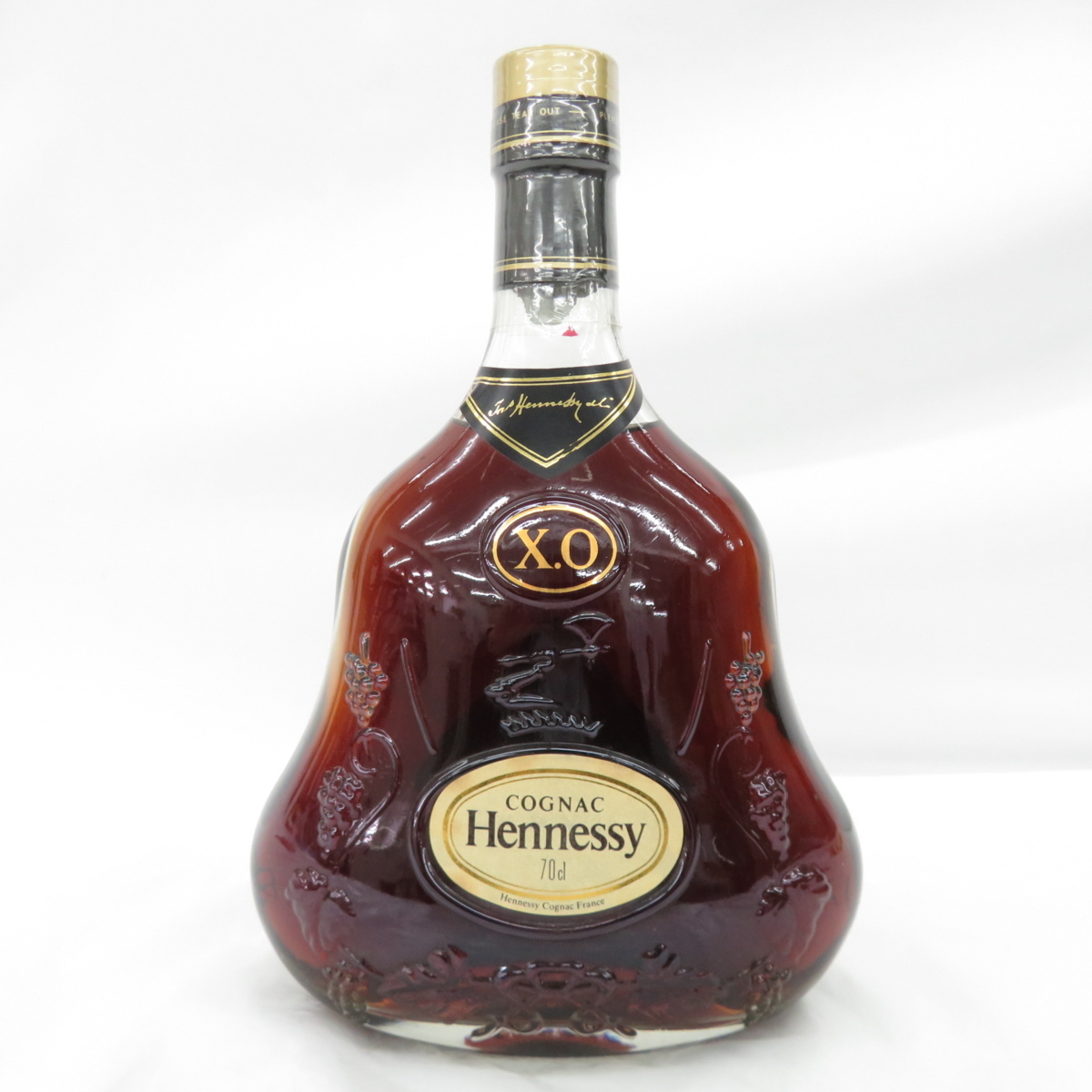 未開栓】Hennessy ヘネシー XO 金キャップ クリアボトル ブランデー