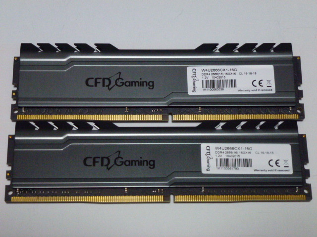 メモリ デスクトップパソコン用 CFD Gaming DDR4-2666 PC4-21300