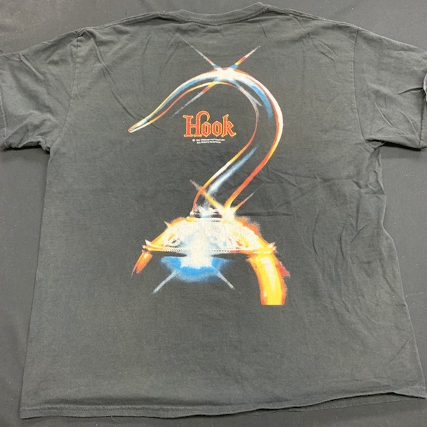 人気セール，格安 HOOK Tシャツ 90s ヴィンテージ コピーライト フォトプリント フック船長 ピーターパン スピルバーグ フォトT 映画T ムービーT(Tシャツ)｜売買されたオークション情報、yahooの商品情報をアーカ Tシャツ