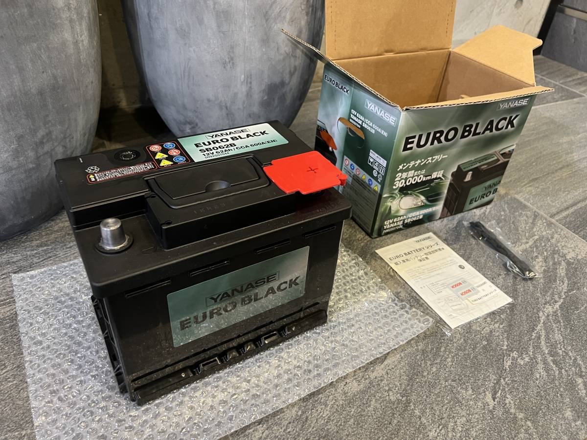 売切！！ バッテリー EURO BLACK SB062B 2021年10月製造 未使用品 