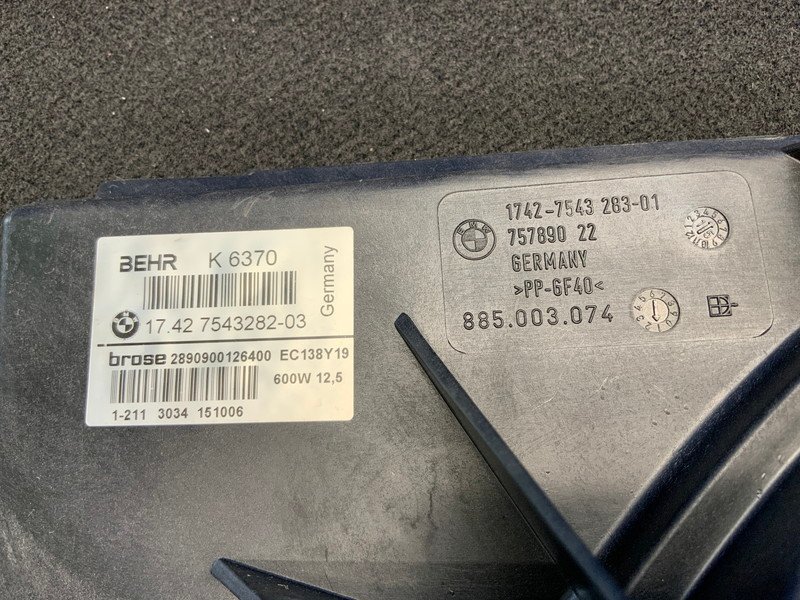 BM124 E61 PU25 525i ツーリング Mスポーツ 電動ファン ◆17.42 7543282-03 ★動作OK ○ PU25 525i BM124 BMW・525i オフィシャルブログ ツーリング」の中古車を探すカーセンサー