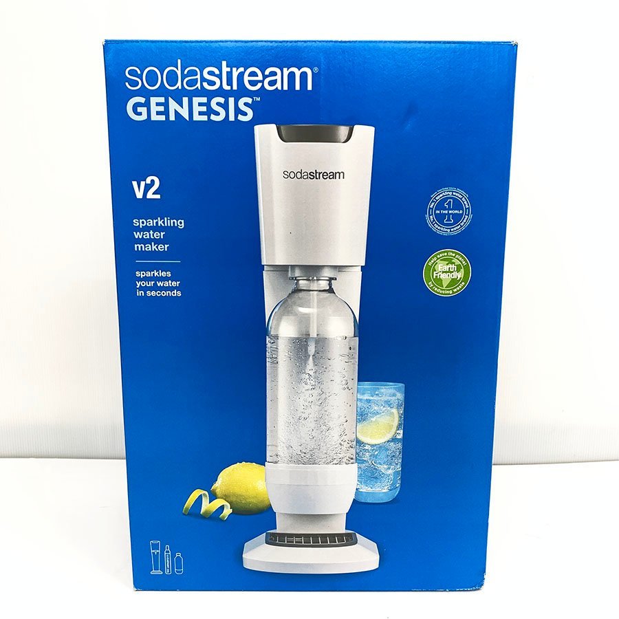 【開封未使用】SodaStream GENESIS V2 ガスシリンダー未使用付 美品 sodastream GENESIS V2 ソーダストリーム ジェネシス 炭酸水 未