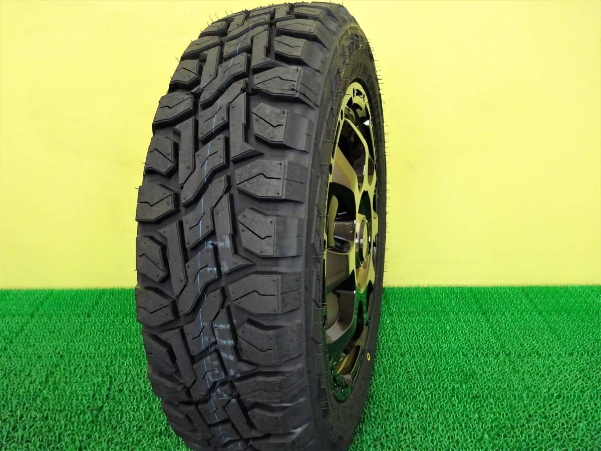 S3284 マッドクロス グレイス 4.5J +45 ブロンズクリア 155/65R14 オープンカントリー R/T スペーシア ギア ...