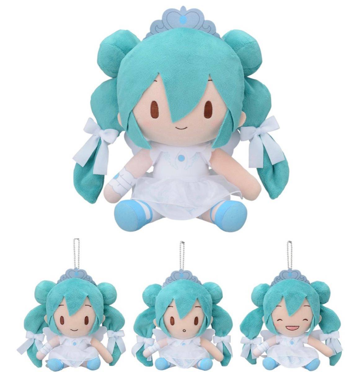 1円スタート】初音ミクぬいぐるみセット ウォールクロックつき