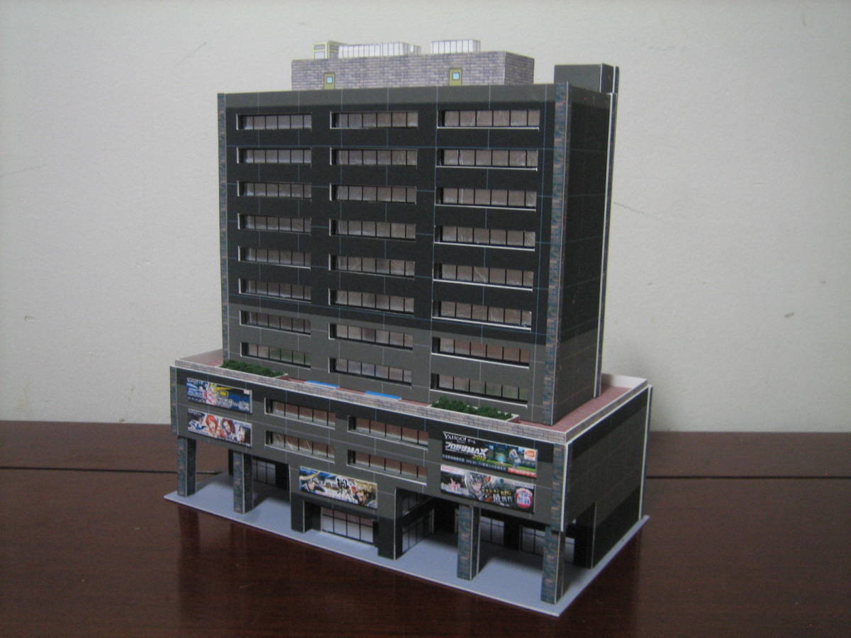 Nゲージ 都市型マンションB ストラクチャー（完成品）模型