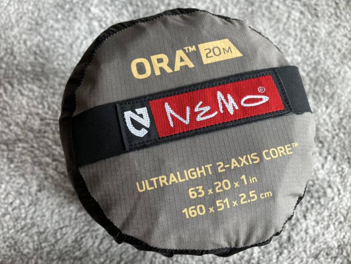 ニーモ オーラ nemo ora 20M 軽量スリーピングマット コンパクト