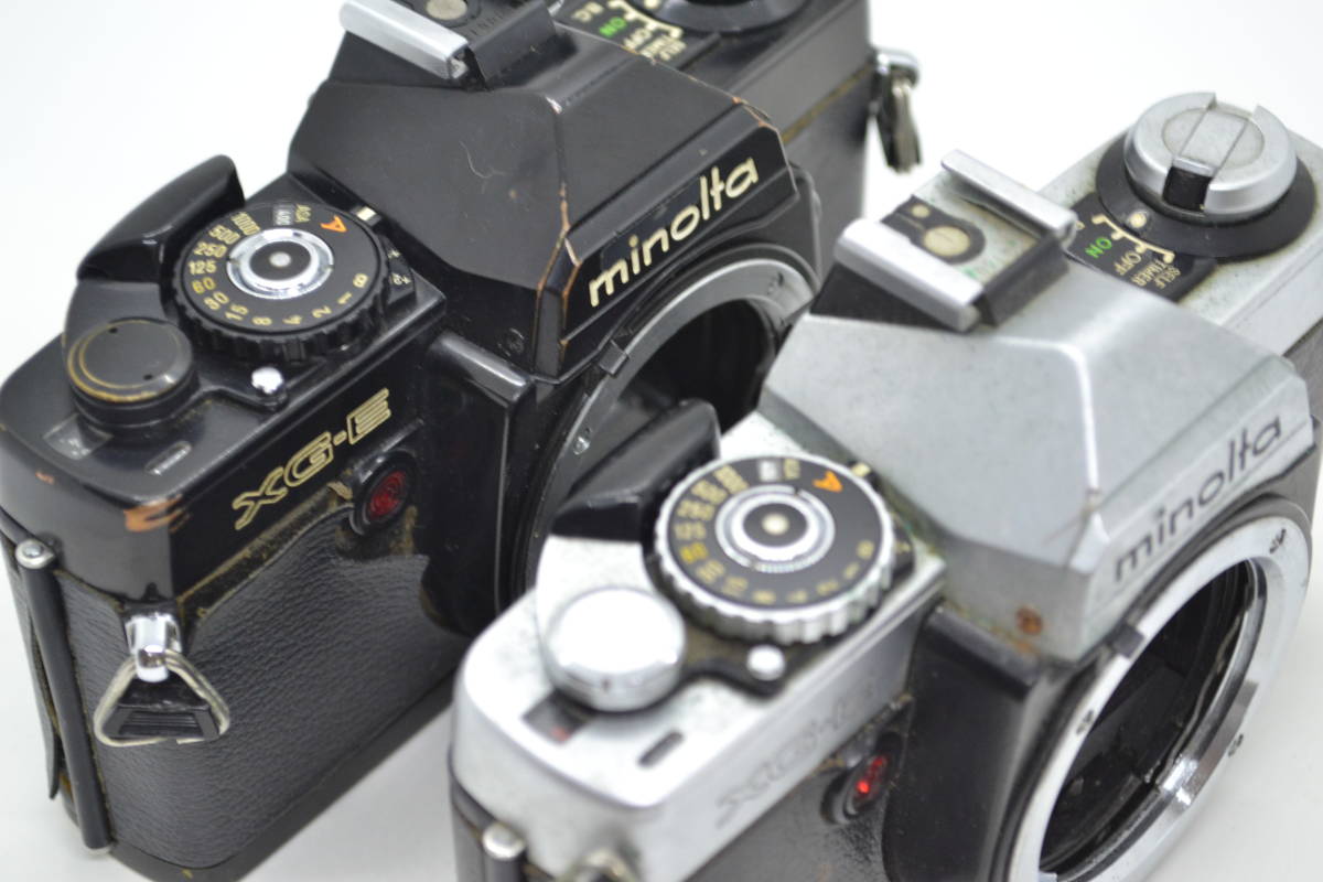 Minolta ミノルタ X-7 黒 2台 / XG-E 黒 シルバー 2台 / ジャンク 4台 