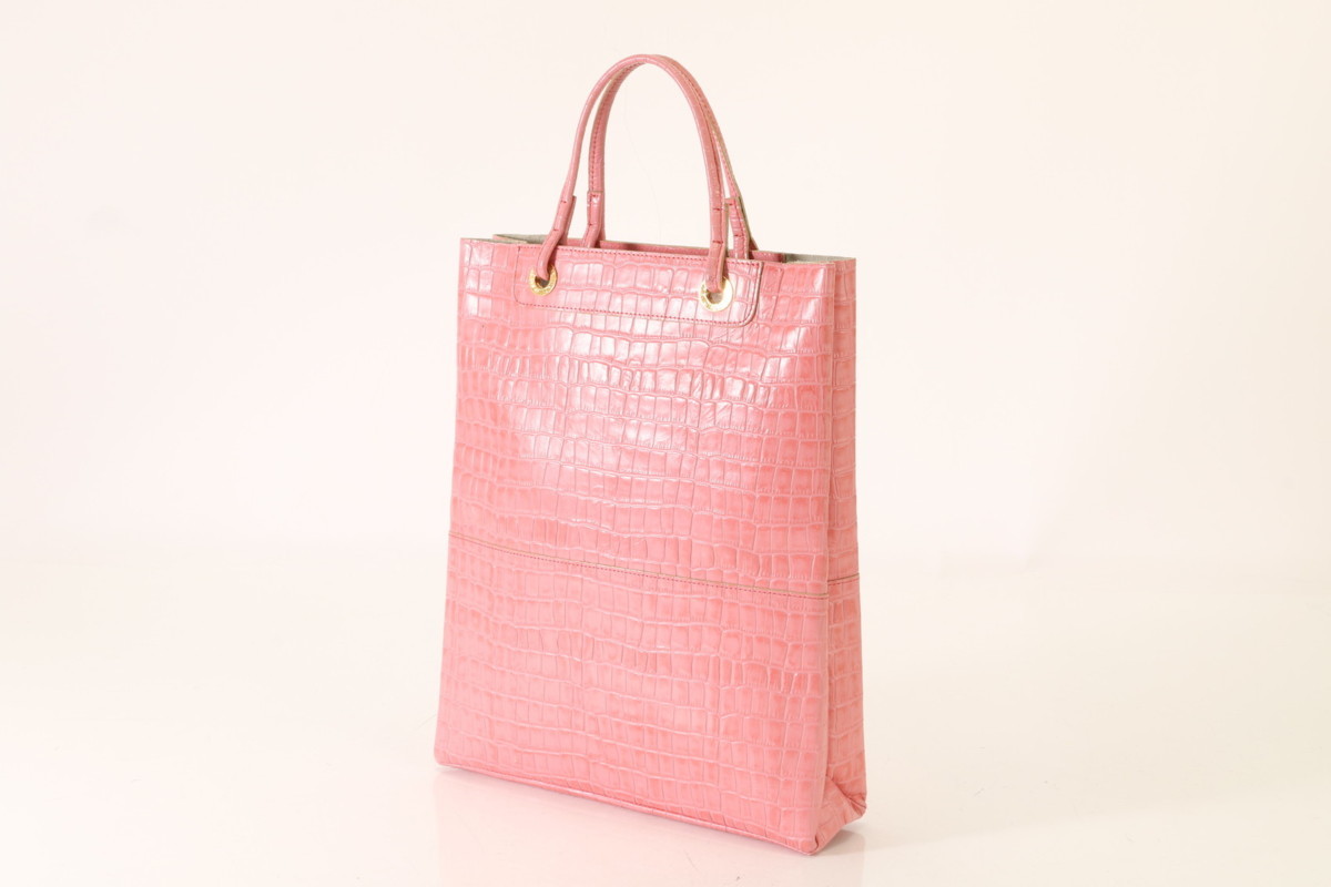 □1円□美品□MAGNIFIQUE□マニフィーク□クロコダイル エンボス 
