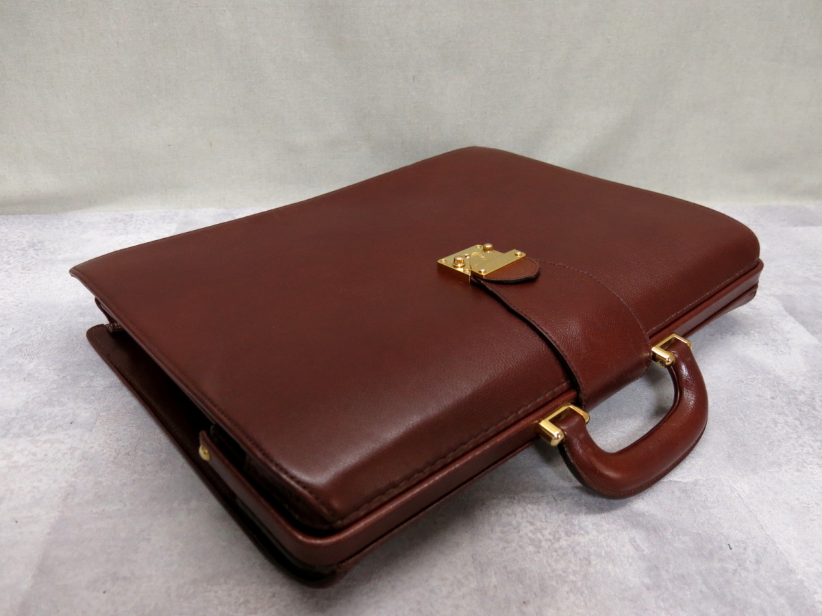 超美品○YSL Yves Saint-Laurent イヴ・サンローラン○メンズ○カーフ 