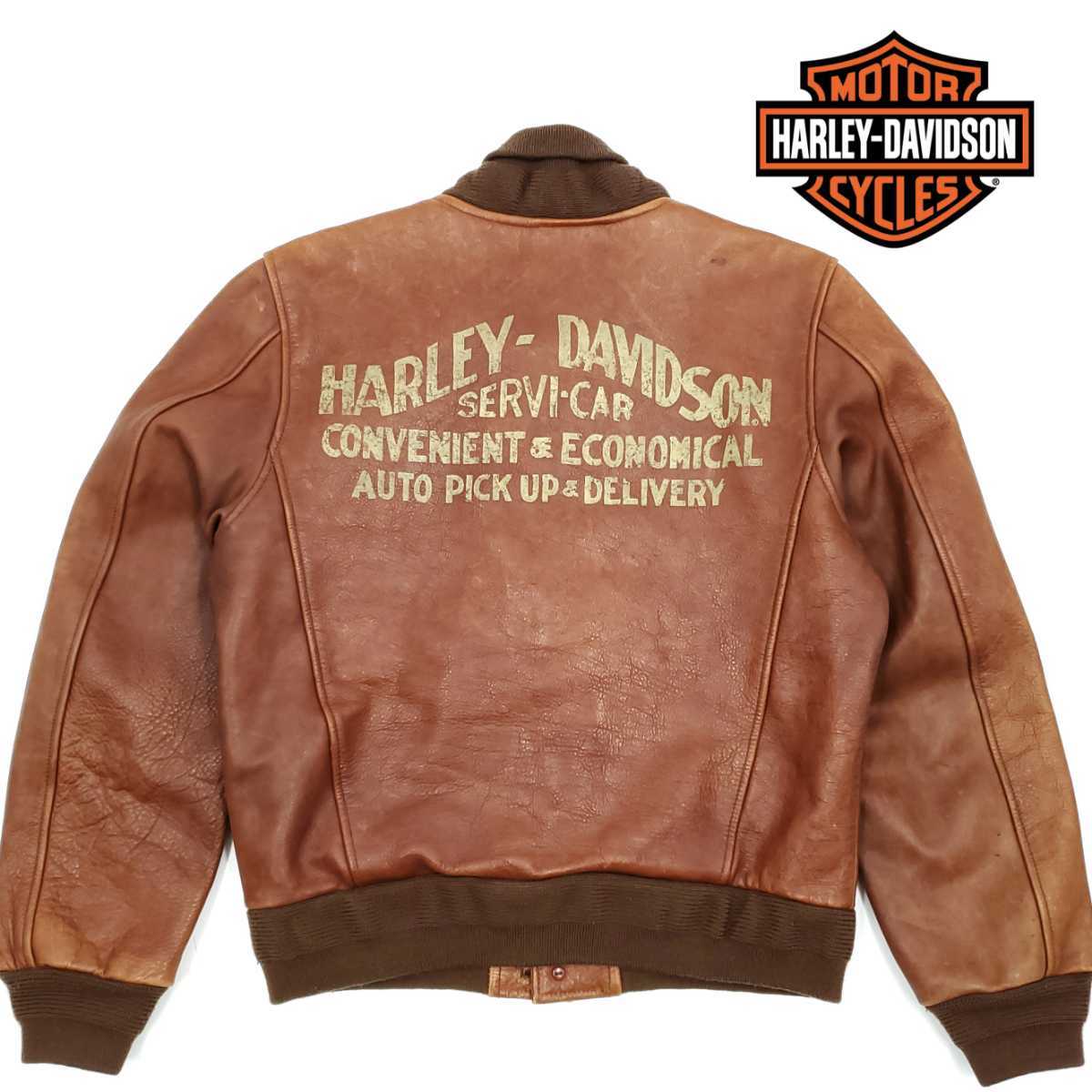 HARLEY | オールレザー DAVIDSON◇00s⁄thunder⁄両面⁄サンダー⁄Tシャツ 