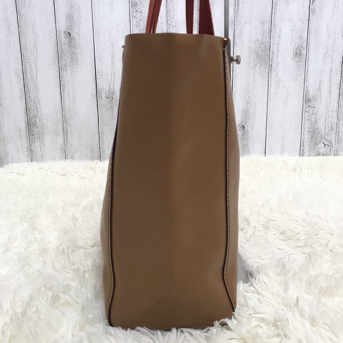 1円【極美品】コーチ coach ダービー ハート柄 トートバッグ 