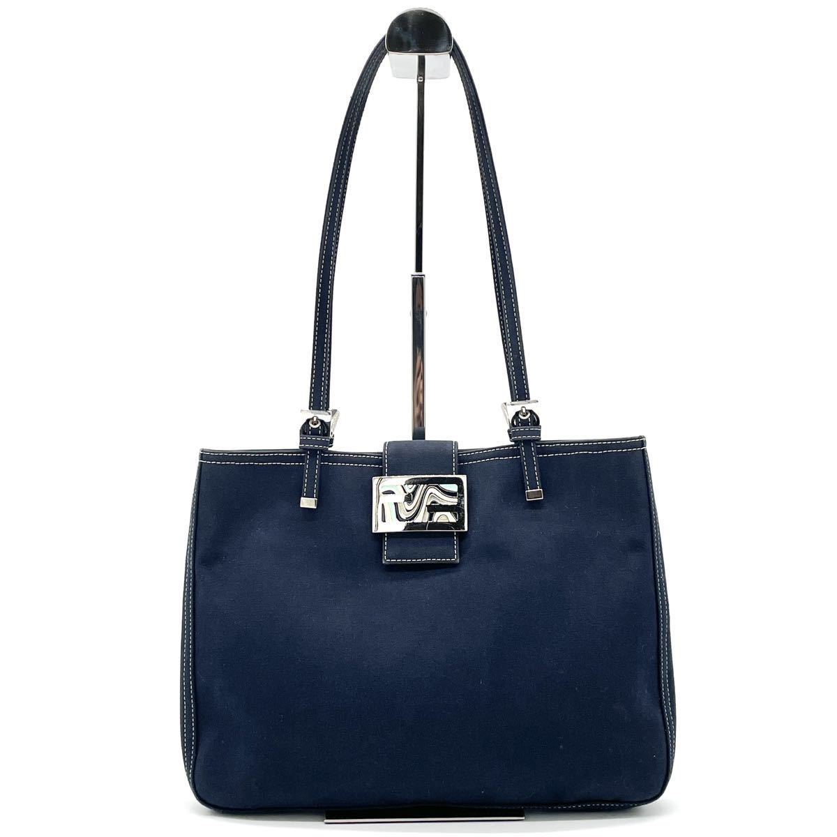 限定SALE，大得価 1円 FENDI フェンディ マンマ キャンバス ネイビー トートバッグ ショルダー 肩掛け マーブル SV金具 ヴィンテージ(トートバッグ)｜売買されたオークション情報、yahooの商品情報をアーカイブ かばん、バッグ