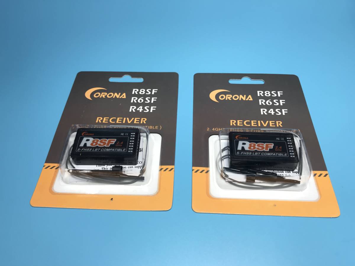  2個セット CORONA R8SF 8CH S.BUS 受信機 2.4G Futaba 双葉 互換 FHSS/S-FHSS ＜6K 6J .8J 10J 14SG 16SZ 18SZ 18M対応＞ #001(受信機)｜売買されたオークション情報、yahooの商品情報をアーカイブ公開 - オークファン 受信機